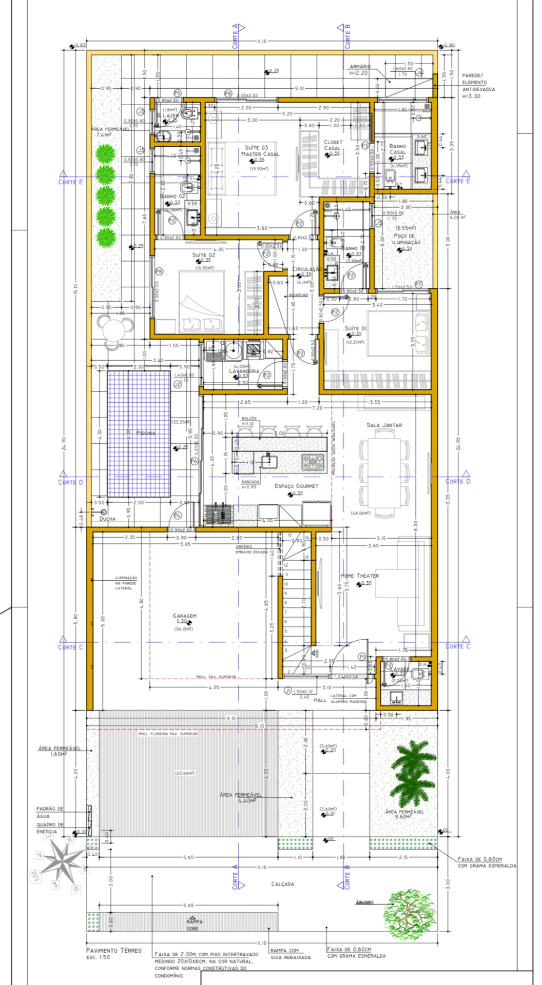 PROJETO RESIDENCIA ALTO PADRÃO VILLAGE DAMHA - ASSIS
